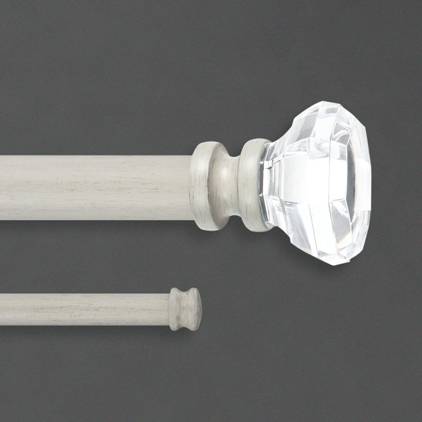 MODE Cambria Designer Series By Mode Alloy Steel Double Curtain Rod